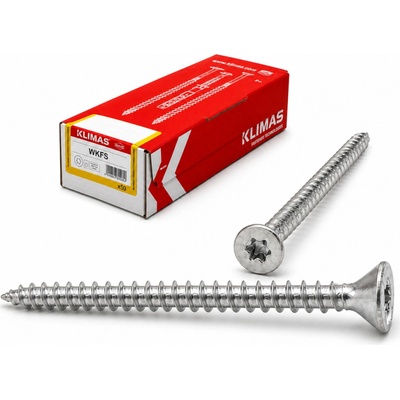 Klimas Wkret-Met 10x360mm - 25 ks - Konštrukčná skrutka s plným závitom a zápustnou hlavou TX, WKFS