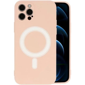 iExpert Силиконов гръб с MagSafe Бежов за iPhone 12 IPhone 12 Pro (3120275)