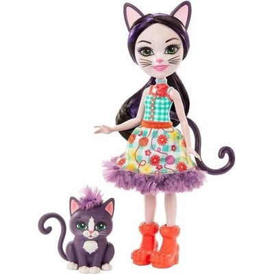 Mattel Enchantimals bábika a zvieratko Mačka