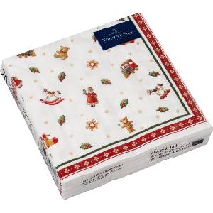 Villeroy & Boch Хартиени салфетки Toy's Delight коледни теми 25 см 20 бр (35-9074-0025)