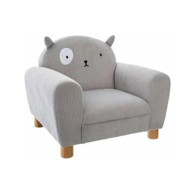 Atmosphera Childrens armchair with backrest CAT, grey