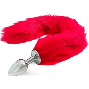  Анален разширител с опашка Red Kitty