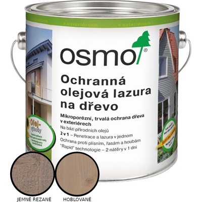 Osmo 1140 Efekt ochranná olejová lazura na dřevo 0,75 l Stříbrný akát