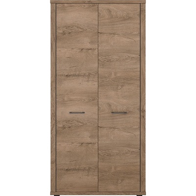 ЕВРОМАР Двукрилен гардероб cordan 2d дъб бургундски