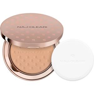 Naj Oleari Skin Caress Pressed Powder компактна пудра с матиращ ефект 01 Warm Beige 9.5 гр