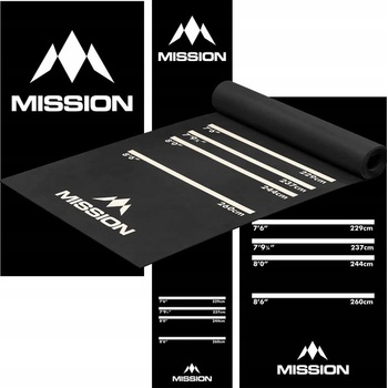 Mission Dart Mat Koberec k terči gumový Pro Level