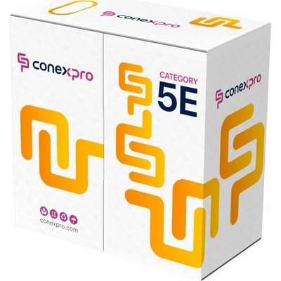 Conexpro O5EFTP-LSE FTP ekonomy vonkajší, CAT5e, PE, 24AWG, 305m, černý