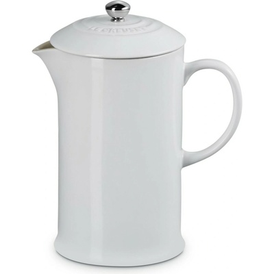Le Creuset French press kávovar 1 l, WHITE, kamenina