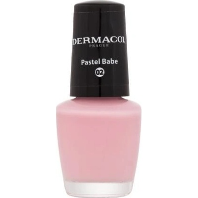 Dermacol Mini Pastel dlhotrvácny lak na nechty 02 Pastel Babe 5 ml