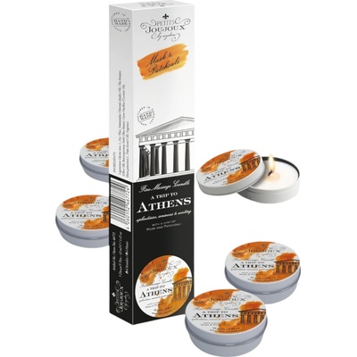 Petits Joujoux Athens masážna sviečka s pižmovou vôňou 5 x 43 ml