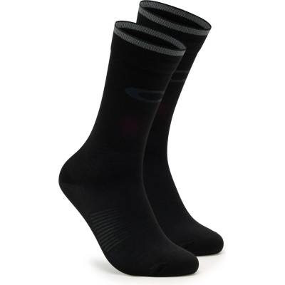 Oakley Мъжки чорапи за колоездене Oakley Cadence Socks 2.0 Cycling socks - Pitch Black - размер 42-44 (EU) (207-1221-0113)