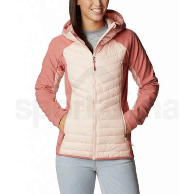 Columbia Powder Lite Hybrid Hooded Jacket W peach blossom dark coral