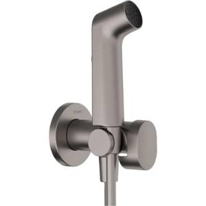 Hansgrohe - Смесител за биде с пулверизатор, черен хром 29232340 (29232340)