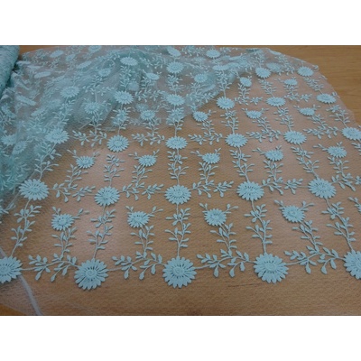 Krajka zelená mint farba š.140cm