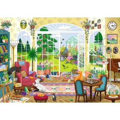Ravensburger - Puzzle Summer Garden Parlour - 1 000 piese