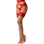Obsessive Cupide Desir Stockings Red S/M