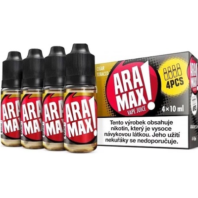Aramax Cigar Tobacco 4 x 10 ml 12 mg