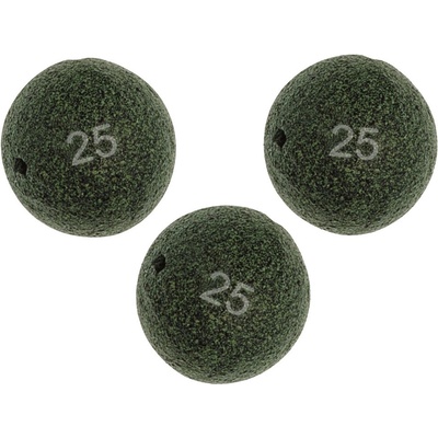 SENSAS Průběžná zátěž Drilled Bullet Green 25g 3ks