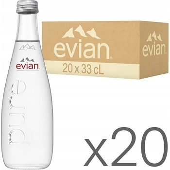 Evian neperlivá voda 20 x 330 ml