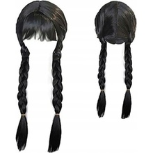 PARUKA WIG VLASY WEDNESDAY ADDAMS COSPLAY