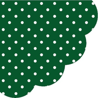 PAW servítky R 32cm Dots Dark Green