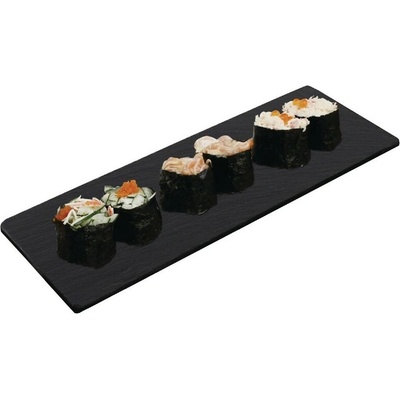 Olympia bridlicový podnos s hladkými okrajmi 280x100mm 2 ks