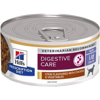 Hill’s Prescription Diet Adult Dog I/D Low Fat Digestive Care Stew Chicken & Vegetables 156 g