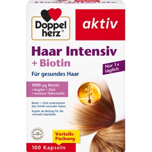 Doppelherz aktiv Haar Intensiv + Biotin - 100 капсули