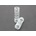 Traxxas Springs, front (white) (progressive rate) (2), TRX5857 (TRX5857)