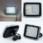  Led бяла задна светлина - габарит с 70 led диода, 12-24v