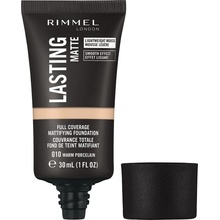 Rimmel London Lasting Matte Foundation make-up 010 Warm Porcelain 30 ml