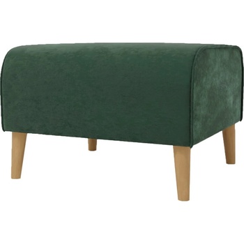 Ropez Тъмнозелено кадифено столче за крака Carole - Ropez (Carole Hocker tk. Monolith 37 nogi natura)