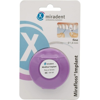 Miradent Mirafloss Implant Fine zubná niť 45 ks