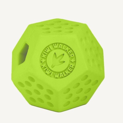 Kiwi Walker Dodecaball gumová s otvorem 7 cm zelená