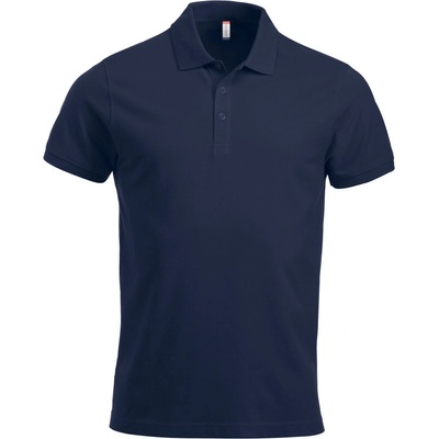 Clique polokošile Classic Lincoln S/S těžká bavlna krátký rukáv pánská COT67824407300-dark navy