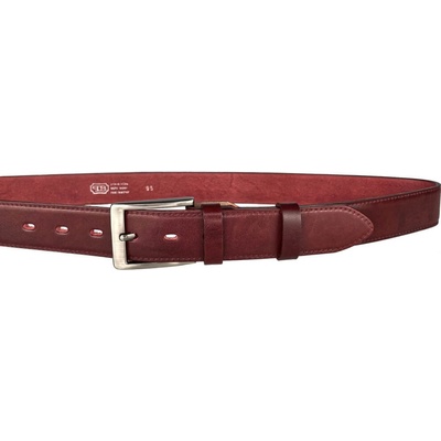 Penny Belts pánský kožený opasek 35-020-4-95 bordó