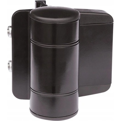 LOCINOX DINO 9005 - panty k přišroubování na ocelový sloupek, pro brány a branky, černé