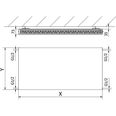 Mexen CF21 W421F-060-080-00 600 mm x 800 mm