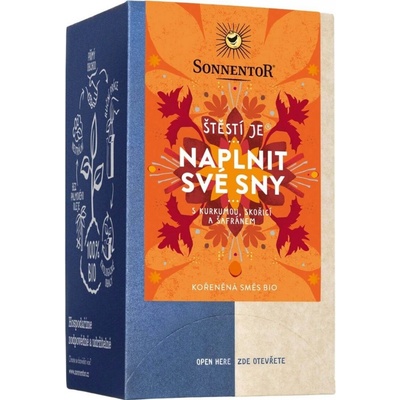 Sonnentor Štěstí je naplnit své sny Bio 18 x 1,7 g