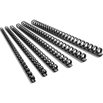 Fellowes Plastové hřbety 12,5 mm, černé LAMRE21DR12N