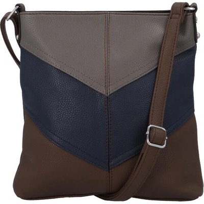 Bella Belly Trendy crossbody TriKolor tmavě hnědá
