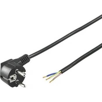 PremiumCord Захранващ кабел, Schuko - немонтиран, 3-жилен, 230V, 16A, 2 m, черен KPSFT2B (KPSFT2B)
