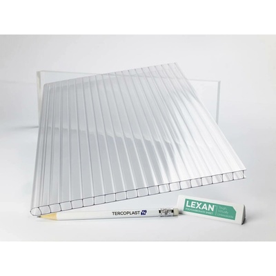 Lexan Polykarbonátová deska komorová 10 mm 2UV 1140 x 988 mm čirá 1 ks