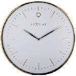 NeXtime Стенен часовник Glamour бял и златен (3235WI)