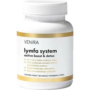 Venira lymfa systém active boost & detox 80 kapsúl