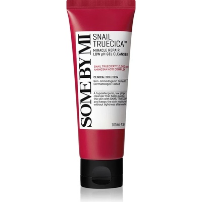 Some By Mi Snail Truecica Miracle Repair Low pH Gel Cleanser - Нежен почистващ гел с ниско pH, 100мл