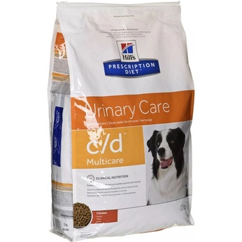 Hill's HILL'S PRESCRIPTION DIET Canine c/d Multicare Храна за кучета, суха, с пилешко, 12 kg