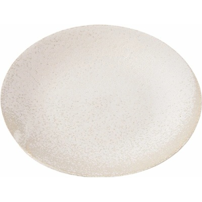 MIJ Jedálenský tanier WHITE FADE 28 cm biely keramika