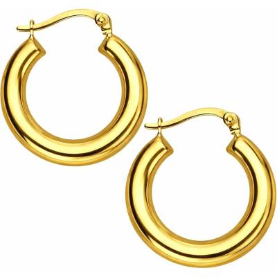 Zlaton Náušnice žluté zlato kruh výška 2cm váha 1.9g 000801402256