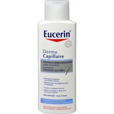 Eucerin zklidňující šampon s ureou dermocapillaire 250 ml